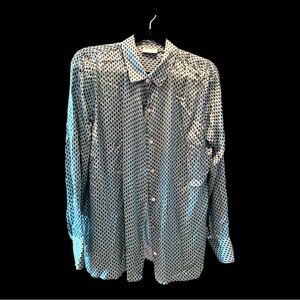 J. Jill Geometric Button-Up Blouse – NWOT – Size Small